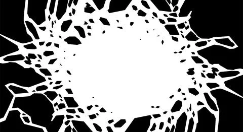 Cracked black hole texture background Stock Illustration