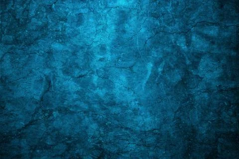 Cracked blue wall 写真素材
