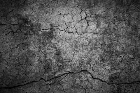 Cracked cement background Stock Photos