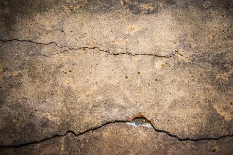 Cracked cement background Stock Photos