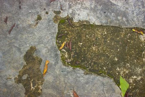 Cracked cement floor for background Stock Photos