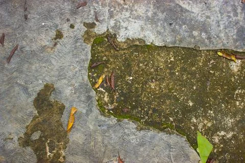 Cracked cement floor for background Stock Photos