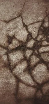 Cracked cement floor surface Fotos Stock