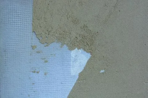 Cracked cement plaster texture Stock Photos
