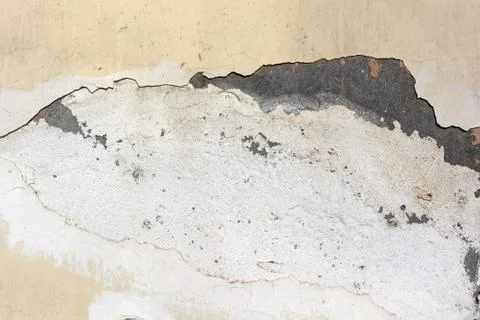 Cracked cement plaster texture Stock Photos