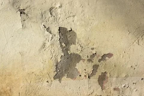 Cracked cement plaster texture Stock Photos