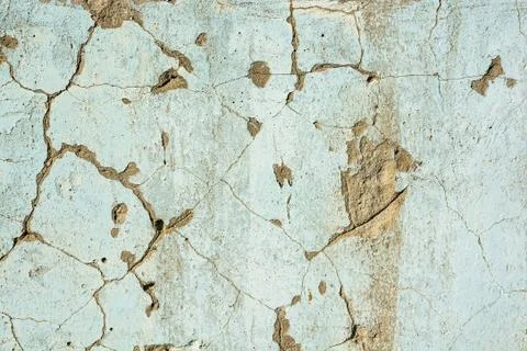 Cracked cement plaster texture Foto stock