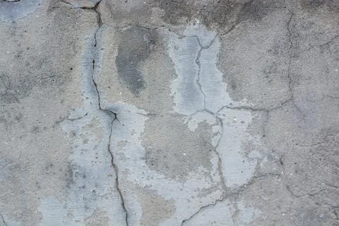 Cracked cement plaster texture Stock Photos