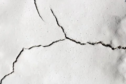 Cracked chalk ground Stock Photos
