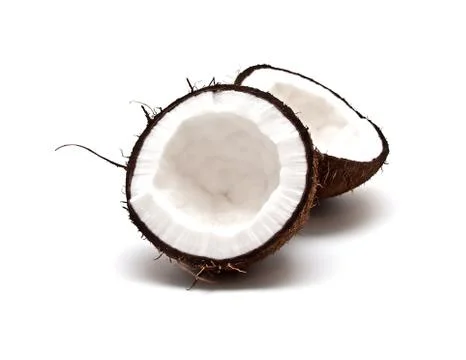 Cracked coconut Stock Photos