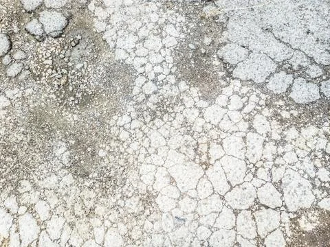 Cracked concrete Stock Photos