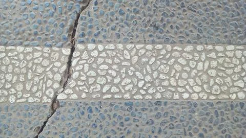 Cracked Concrete Surface Texture Foto stock