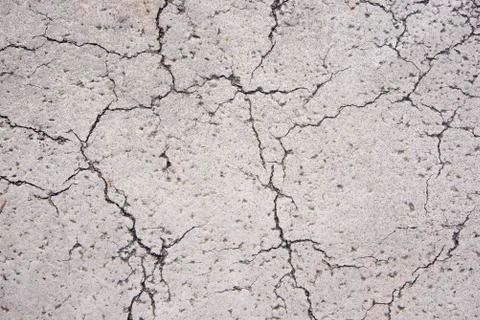 Cracked concrete texture background Stock Photos