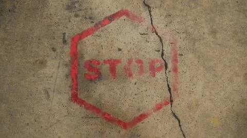 Cracked Concrete Texture Stock Photos