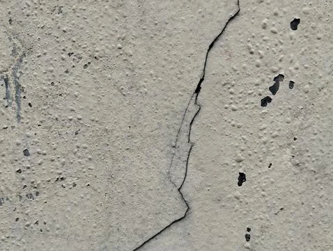 Cracked Concrete Wall Texture Background Stock Photos