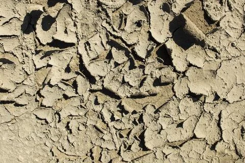 Cracked dried mud Stock Photos