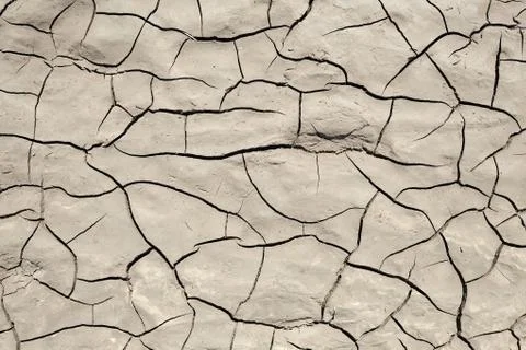 Cracked earth surface Stock Photos