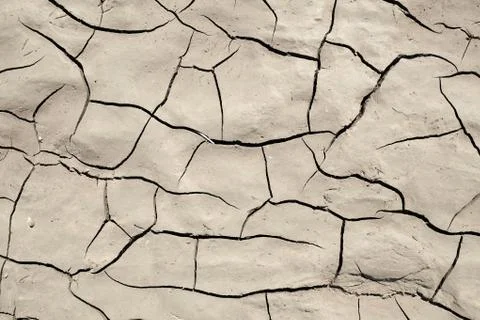 Cracked earth surface Foto stock