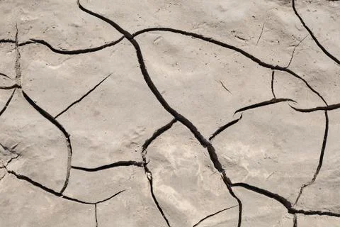 Cracked earth surface Stock Photos