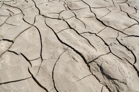 Cracked earth surface Stock Photos