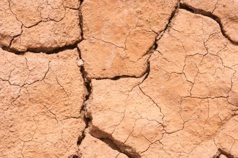 Cracked earth texture Stock Photos