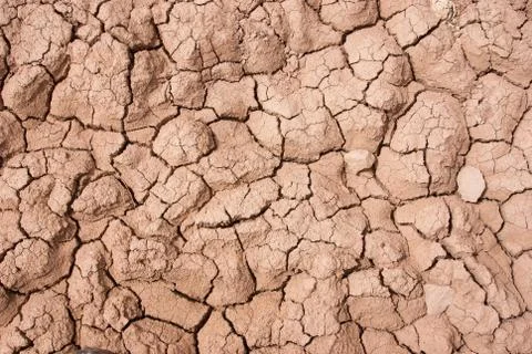 Cracked earth texture Stock Photos