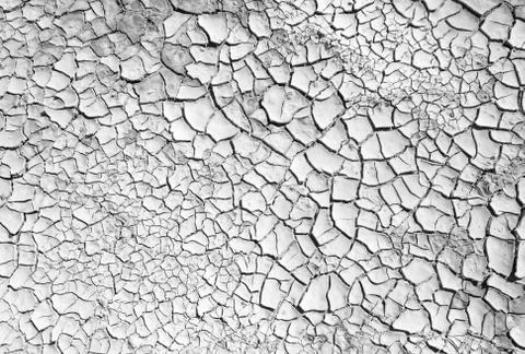 Cracked earth texture Stockfoto's