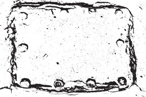 Cracked Frame Stock Illustration