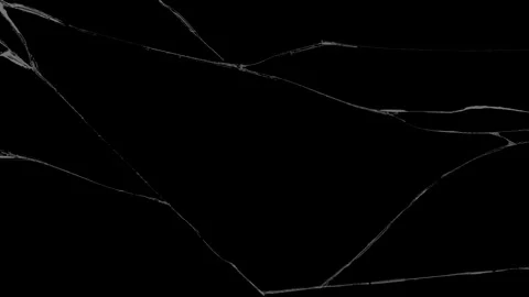 Cracked glass effect for dramatic visual effects Stock Footage 302477147