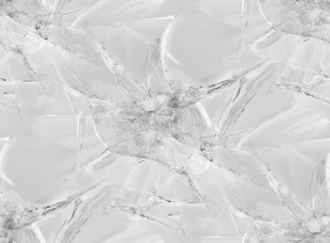 Cracked glass pattern Stock Photos