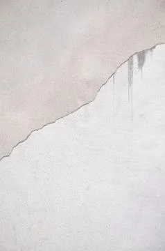Cracked gray wall texture background Stock Photos