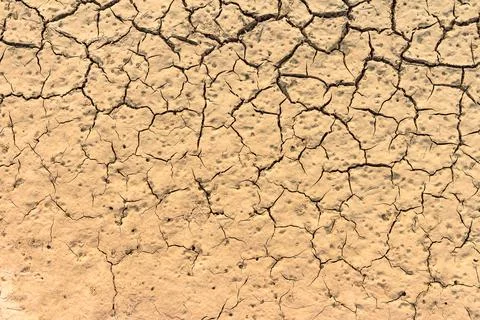 Cracked ground for background Stock Photos