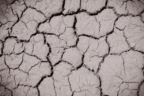 Cracked ground Foto stock