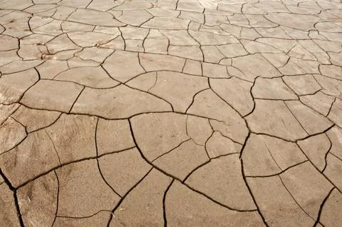 Cracked ground Foto stock