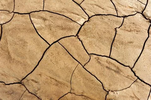 Cracked ground Foto stock