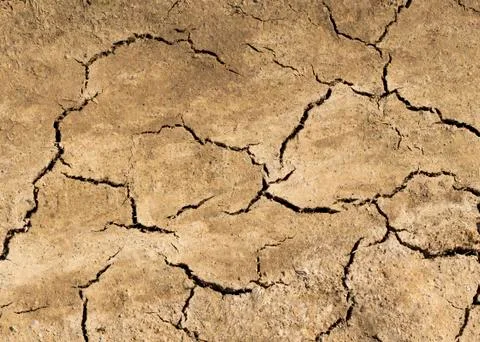 Cracked ground texture Stock Photos