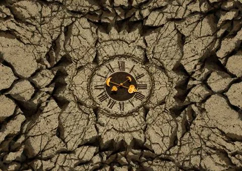 Cracked ground texture Stock Photos