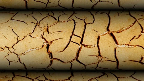 Cracked Ground Texture, Rolls, Background, Exclusive, Rotation, Unique Design Stock Footage 304465892