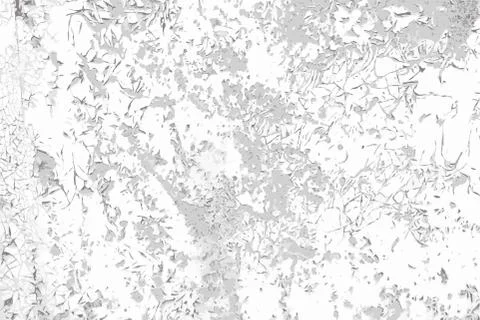 Cracked grunge paint vector black and white texture Illustrazione stock