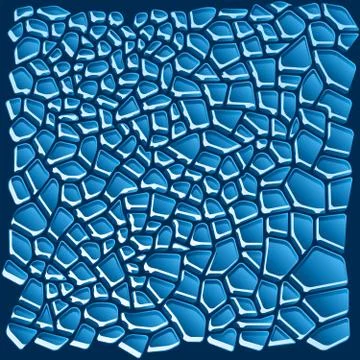 Cracked ice background Stock Illustration