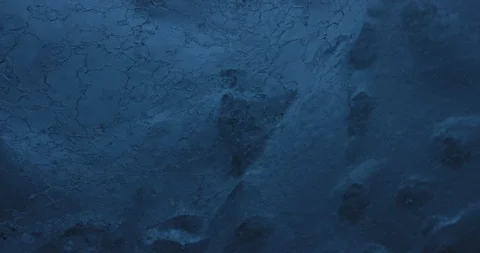 Cracked ice surface during winter Stock-Footage 103811060