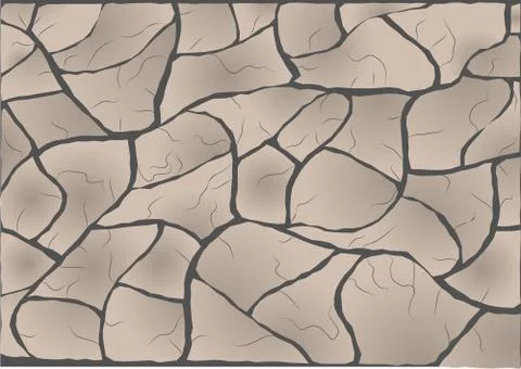 Cracked Stock Illustration