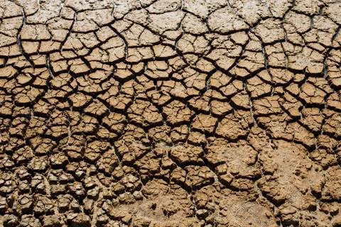 Cracked land texture Stock Photos