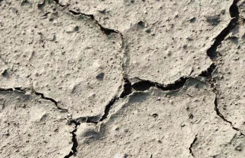 Cracked land texture Stock Photos