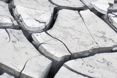 Cracked mud layers Stock Photos