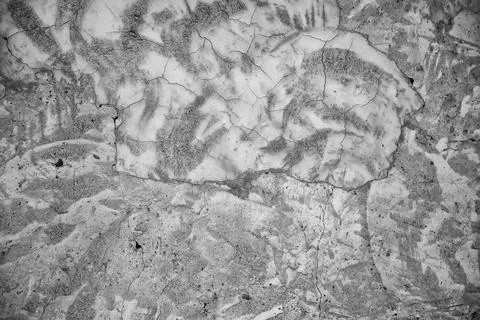 Cracked mud wall Stock Photos