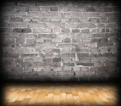 Cracked old brick  wall Stock Illustration