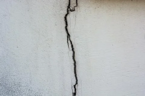 Cracked old cement plaster texture Stock Photos