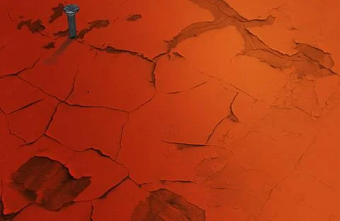 Cracked Orange Texture Illustrazione stock