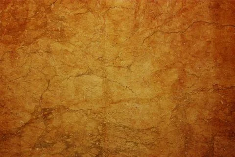 Cracked orange wall Foto stock